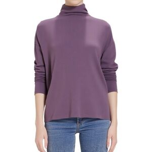 Wilfred Free Aubergine Oversized Mockneck Sweater Size XS